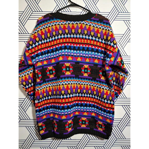 Vintage In Resource by Doris Skis Elevated Indie 1990's Sweater Size M - Picture 3 of 4